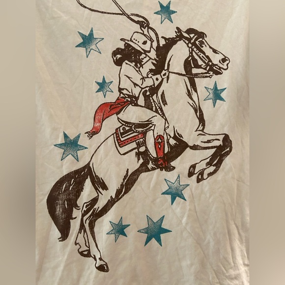 Anthropologie Letluv Horse Graphic Boyfriend Tee - Picture 6 of 8